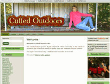 Tablet Screenshot of cuffedoutdoors.com